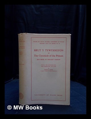 Item #379773 Brut y tywysogion, or, The chronicle of the princes : Red book of Hergest version /...