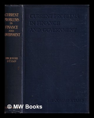 Item #385131 Studies in current problems in finance and government : and "The wealth and income...