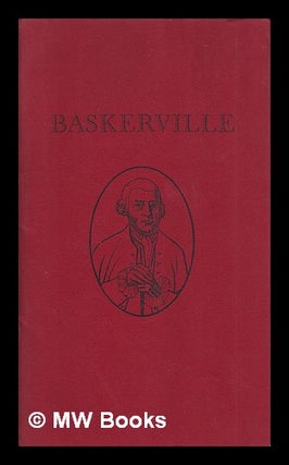 Item #388225 John Baskerville, 1705-1775 : an address to the Wynkyn de Worde Society at...