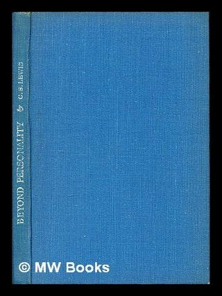Item #389481 Beyond personality : the Christian idea of God. C. S. Lewis, Clive Staples