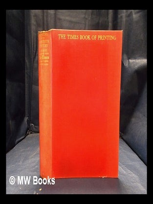 Item #389950 Printing in the twentieth century : a survey : reprinted from the special numbers of...