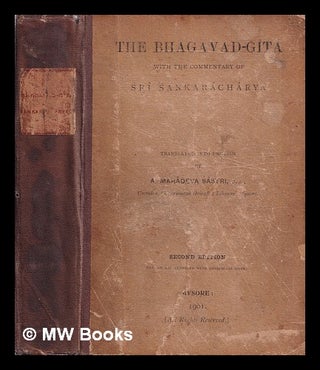 Item #391990 The Bhagavad-Gîtâ : with the commentary of rî ankarâchârya / translated into...