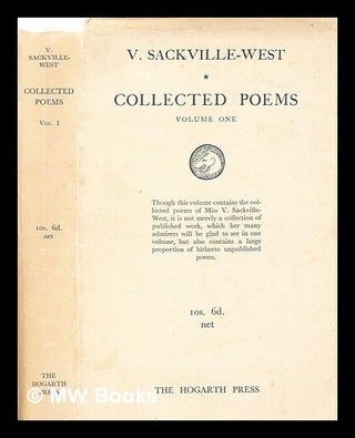 Item #392989 Collected poems - Vol 1 [All published]. V. Sackville-West, Victoria