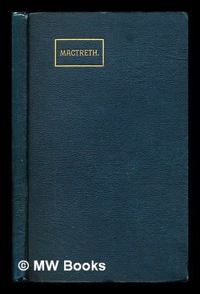 Item #394001 Mactreth : a pseudohypertrophic musical dystrophy in four acts. Harold W. Barber,...