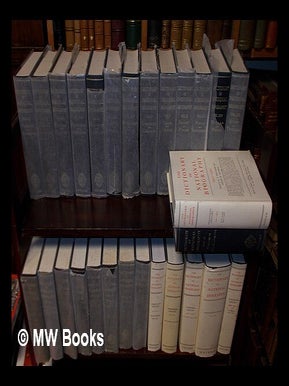 Item #394215 The Dictionary of national biography : founded in 1882 by George Smith / edited by...