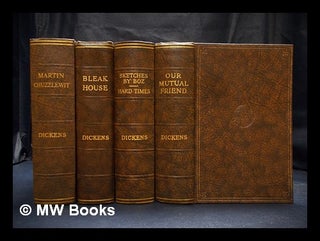 Item #394776 Novels - 4 volumes: Martin Chuzzlewit, Bleak House, Sketches by Boz & Hard Times,...