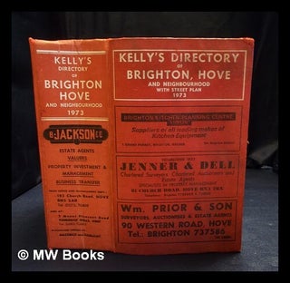 Item #395298 Kelly's directory of Brighton, Hove, with neighbourhood and street plan. Kelly's...