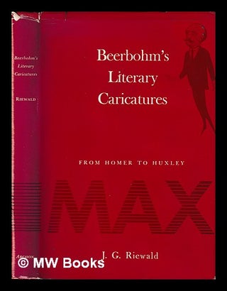 Item #395998 Beerbohm's literary caricatures : from Homer to Huxley / selected, introduced and...