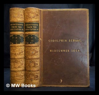 Item #396616 Selections from the Spectator, Tatler, Guardian, and Freeholder - in 2 volumes. Anna...