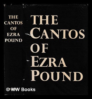Item #397810 The cantos of Ezra Pound. Ezra Pound