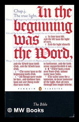 Item #401129 The Bible : King James version with the Apocrypha. Anonymous, David Norton