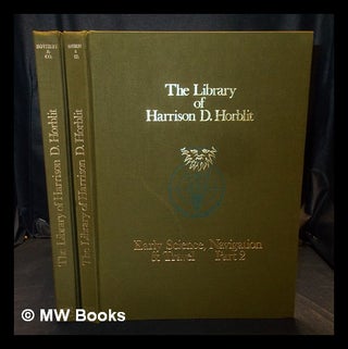 Item #402554 The Celebrated Library of Harrison D. Horblit ESQ : Complete in 2 volumes. Sotheby,...