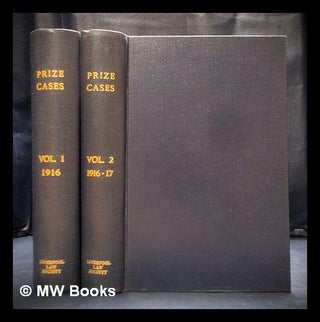 Item #402925 Prize cases heard and decided in the Prize Court during the Great War - 2 volumes....