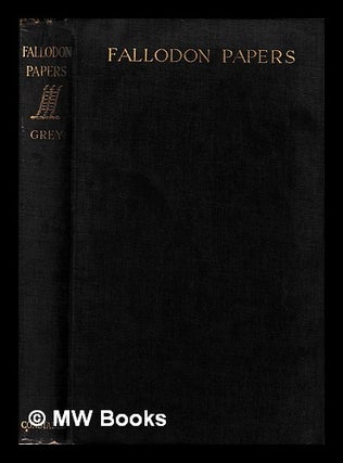 Item #404463 Fallodon papers / by Viscount Grey of Fallodon, K.G. ; woodcuts by Robert Gibbings....