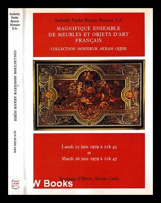 Item #406067 Magnifique Ensemble de Meubles et Objets D'Art Francais : Collection Monsieur Akram...