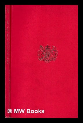 Item #406117 The Prime Ministers' papers, 1801-1902 : a survey of the privately preserved papers...