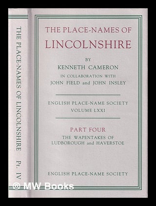 Item #408449 The place-names of Lincolnshire. - Part 4 : The Wapentakes of Ludborough and...