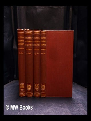 Item #409225 The letters of William and Dorothy Wordsworth, 4 volumes / arranged and edited by...