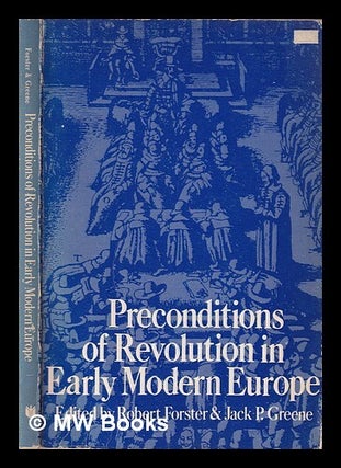 Item #412951 Preconditions of revolution in early modern Europe / edited with an introduction by...