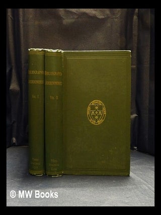 Item #413271 Bibliographia Aberdonensis, complete in 2 volumes. James Fowler Kellas Johnstone,...