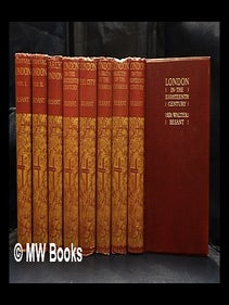 Item #415290 London, in 8 volumes / by Sir Walter Besant. Walter Besant, Survey of London