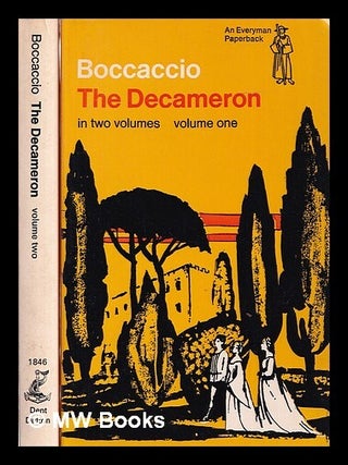 Item #415886 The decameron / Giovanni Boccaccio; translated by J.M. Rigg; introduction by Edward...