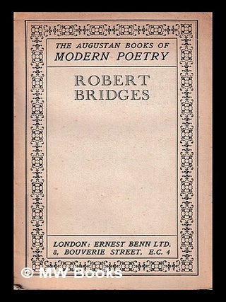 Item #425538 Robert Bridges. Robert Bridges