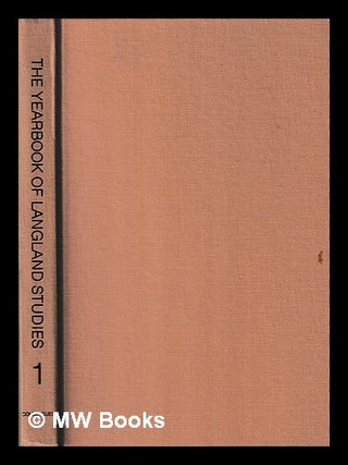 Item #426915 The Yearbook of Langland studies / editors John A. Alford, M. Teresa Tavormina. . -...