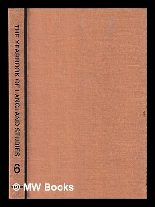 Item #426961 The Yearbook of Langland studies / editors John A. Alford, M. Teresa Tavormina. . -...