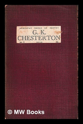 Item #427017 G.K. Chesterton. G. K. Chesterton, Gilbert Keith