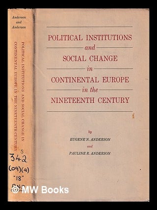 Item #432990 Political institutions and social change in continental Europe in the nineteenth...
