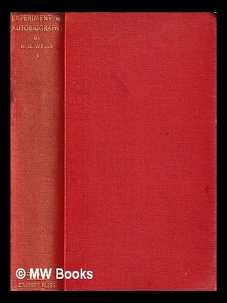 Item #433726 Experiment in autobiography : discoveries and conclusions of a very ordinary brain...