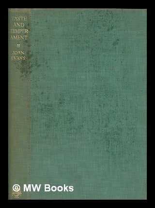 Item #434517 Taste and temperament : a brief study of psychological types in their relation to...