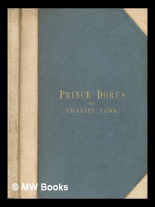 Item #434774 Prince Dorus. Charles Lamb