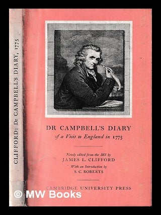 Item #434822 Dr. Campbell's diary of a visit to England in 1775 / newly ed. from the ms. by James...