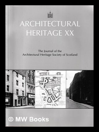 Item #438417 Architectural heritage : the journal of the Architectural Heritage Society of...