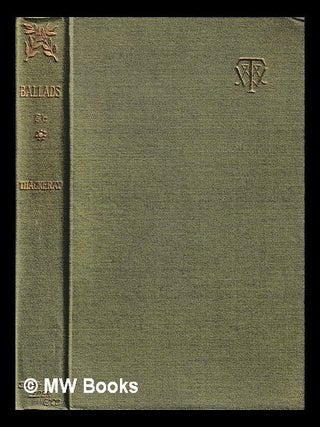 Item #439129 Ballads : a legend of the Rhine, etc. / William Makepeace Thackeray. William...