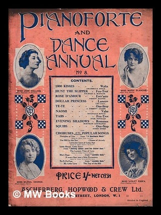 Item #440149 Pianoforte and dance annual, No. 8. Hopwood Ascherberg, Crew