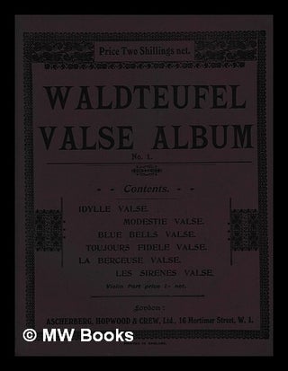 Item #440180 Waldteufel Valse Album, No. 1. Hopwood Ascherberg, Crew