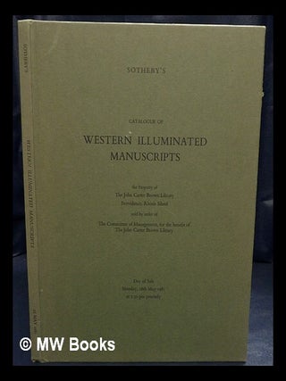 Item #441890 Western illuminated manuscripts, the property of the John Carter Brown Library,...