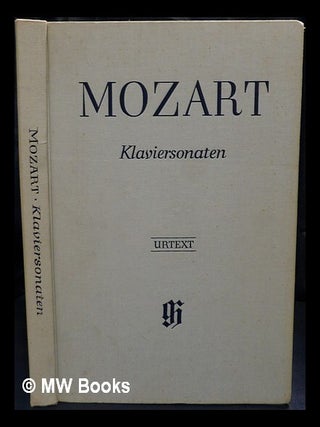 Item #445247 W.A. Mozart Klaviersonaten. Wolfgang Amadeus Mozart, Ernst Herttrich, Hans-Martin...