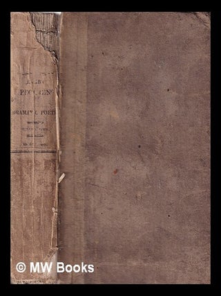 Item #446137 Specimens of English dramatic poets : who lived about the time of Shakespeare: with...