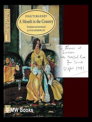 A month in the country : a comedy in five acts / by Ivan Turgenev ; translated and introduced by. Ivan Sergeevich Turgenev.