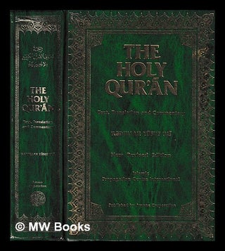 Item #447011 The Holy Qur n : text, translation, and commentary / Abdullah Y suf Al. Abdullah...