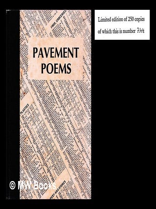 Item #449204 Pavement poems. Ursula Freeman, Clara Vulliamy, Glenda Jackson, ed