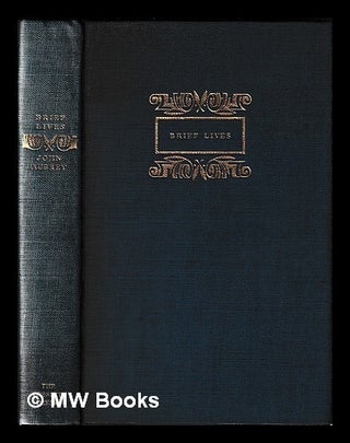 Item #449858 Brief lives, and other selected writings / by John Aubrey ; edited with an...