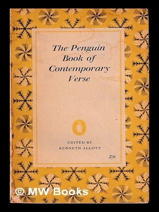 Item #452180 The Penguin book of contemporary verse / selected with an introduction and notes by...