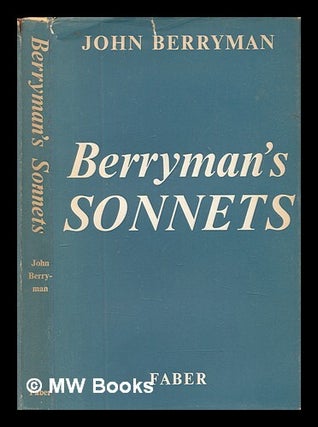 Item #452355 Berryman's sonnets. John Berryman