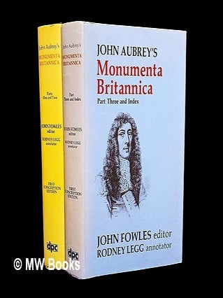Item #453218 Monumenta Britannica : or, A miscellany of British antiquities / by John Aubrey ;...