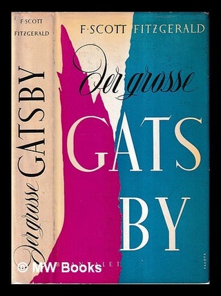 Item #455440 Der große Gatsby. Walter Schürenberg Francis Scott Key Fitzgerald